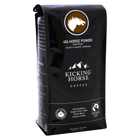 Kicking Horse 454 Horse Power Dark Whole Bean Coffee (6x10 OZ)