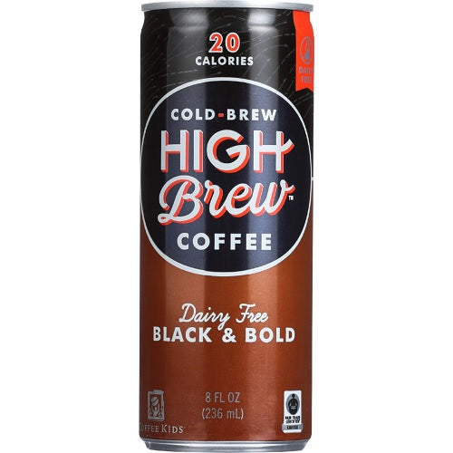 High Brew Coffee Black & Bold (12x8 OZ)