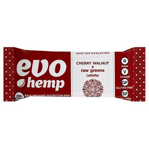 Evo Hemp Organic Cherry Walnut Bar (12x1.7 OZ)