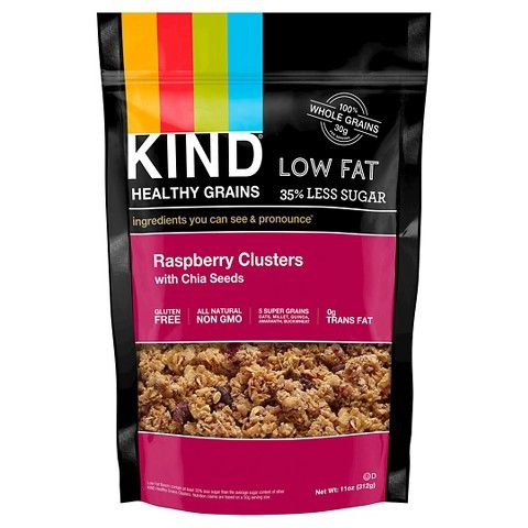 Kind Healthy Grains Raspberry Clusters with Chia Seeds (6x11 OZ)