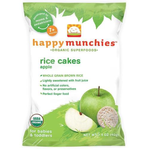 Happy Baby Happy Munchies Rice Cakes Apple (10x1.4 OZ)