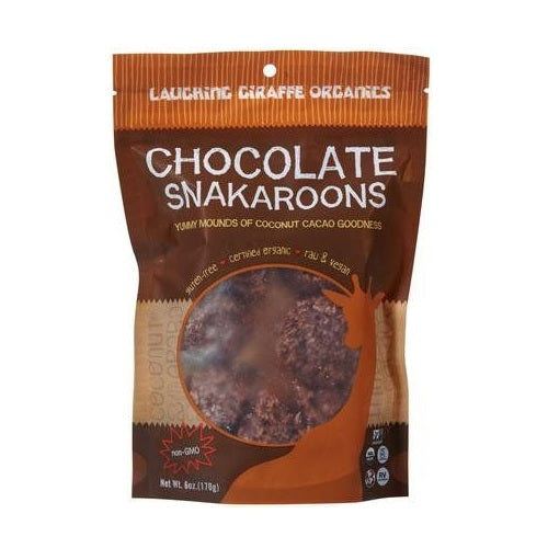 Laughing Giraffe Organics Snakaroons Chocolate (8x1.25 OZ)