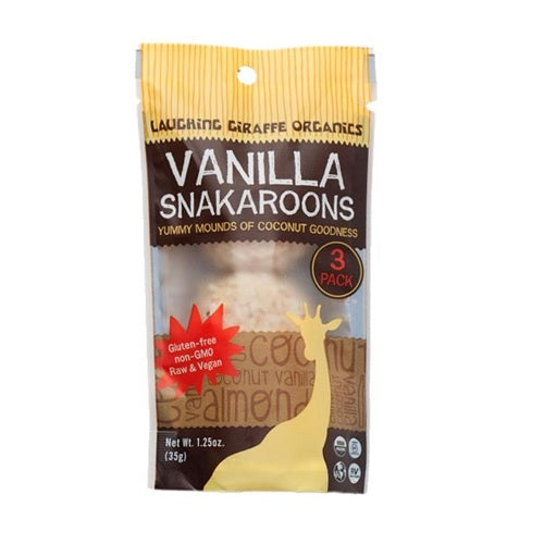 Laughing Giraffe Organics Vanilla Snakaroons (8x1.25 OZ)