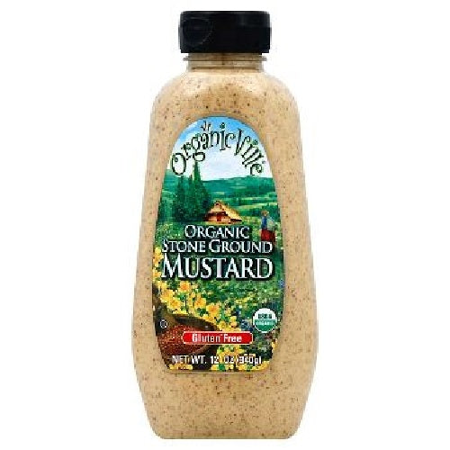 Organicville Stoneground Mustard (12X12 OZ)