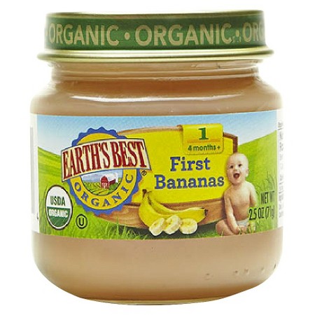 Earth's Best Organic First Bananas (12x2.5 OZ)