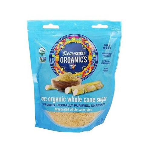 Heavenly Organics 100% Organic Whole Cane Sugar  (6x20 OZ)
