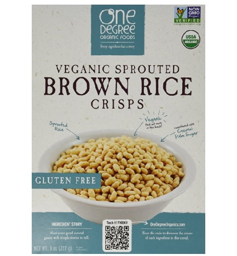 One Degree Organic Foods  Odof Brown Rice Crisp (6X8 OZ)