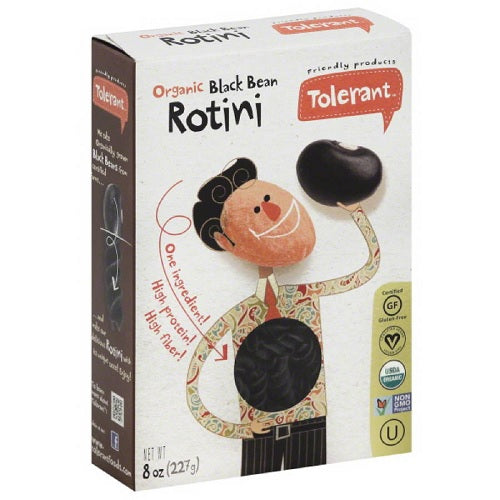 Tolerant Organic Black Bean Rotini (6x12 OZ)