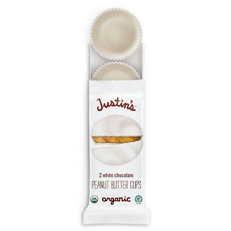 Justin's White Chocolate Organic Peanut Butter Cups (12x1.4 OZ)