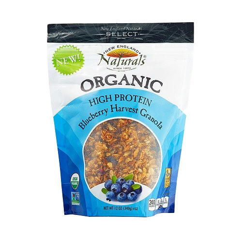 New England Naturals Organic High Protein Granola Blueberry Harvest  (6x12 OZ)