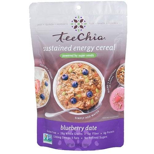 TeeChia Gluten Free Super Seeds Cereal Blueberry Date (6x10.6 OZ)