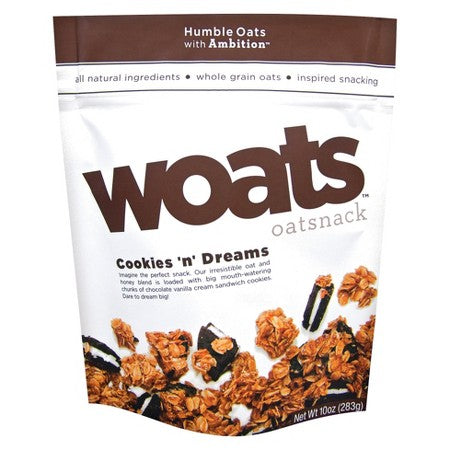 Woats Oatsnack Cookies `N` Dreams (9x10 OZ)