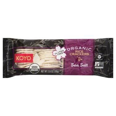 Koyo Organic Rice Crackers Sea Salt (12x3.5 OZ)