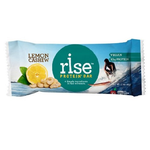 Rise Foods Rise Bar Lemon Cashew (12X2.1 OZ)