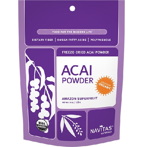 Navitas Naturals Organic Acai Powder Freeze Dried  (12x4 OZ)