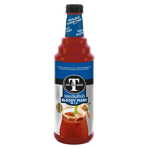 Mr. & Mrs. T's Horseradish Premium Blend Spicy Bloody Mary Mix  (1x33.8 OZ)