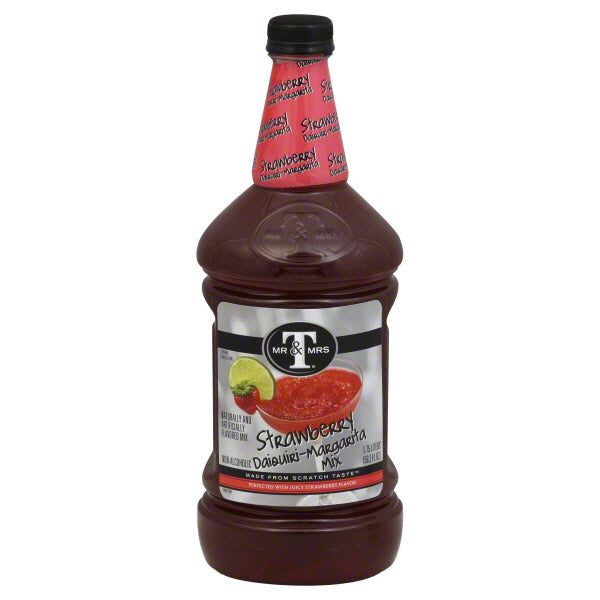 Mr & Mrs T's Strawberry Daiquiri-Margarita Mix (1x33.8 OZ)