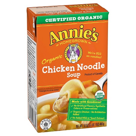 Annie's Homegrown Chicken Noodle Soup (8x17 OZ)