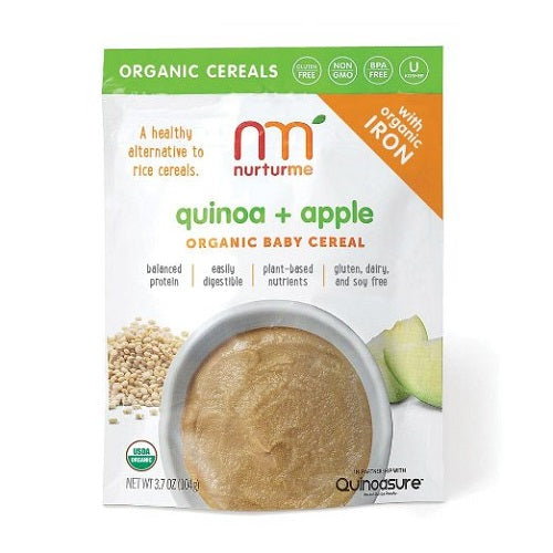 Nurturme Infant Cereal, Quinoa Plus Apple (6X3.7 OZ)