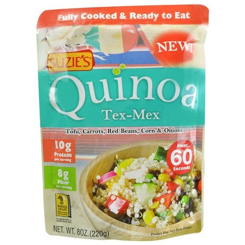 Suzie's Quinoa Ready-to-Eat & Fully Cooked Tex-Mex (6x8 OZ)