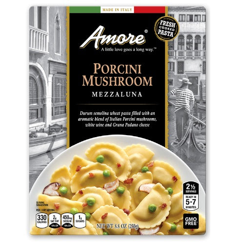 Amore Porcini Mushroom Mezzaluna (6x8.8 OZ)