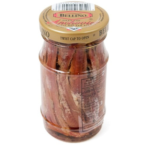 Bellino Flat Anchovies In Olive Oil (12x4.25 OZ)