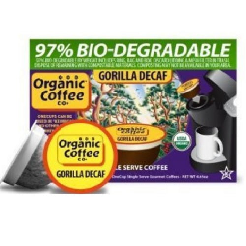 Organic Coffee Co. Gorilla Decaf (6X4.65 OZ)