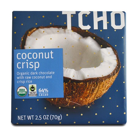 Tcho Chocolate Coconut Crisp (12x2.5 OZ)