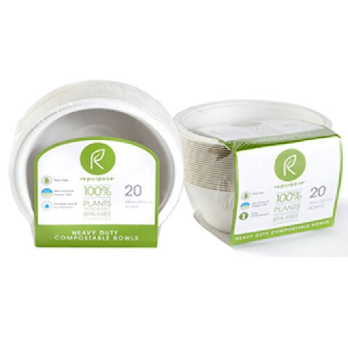 Repurpose Compostable Bowls 16 Oz (12X20 Ct)