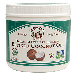 La Tourangelle Refined Coconut Oil  (6x15 OZ)
