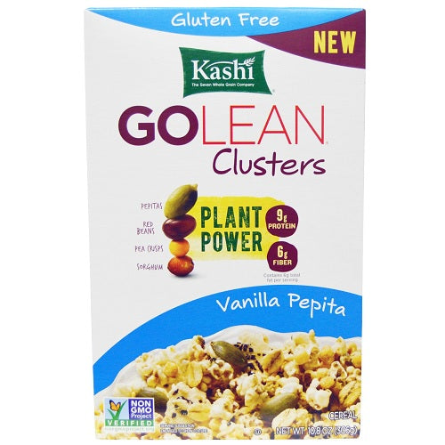 Kashi Golean Clusters Cereal Vanilla Pepita (8x10.8 OZ)