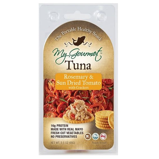 My Gourmet Tuna Rosemary Sundried Tomato with Crackers (12x3.5 OZ)