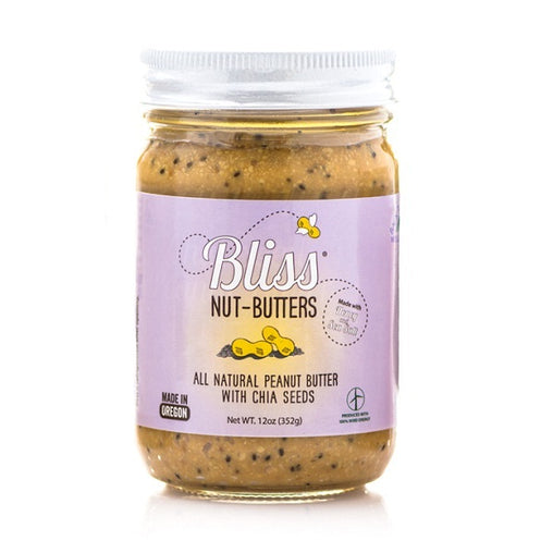 Bliss Chia Seed Peanut Butter  (6x12 OZ)