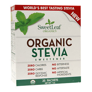 SweetLeaf Organic Stevia Sweetener Packets (1x35 Ct)