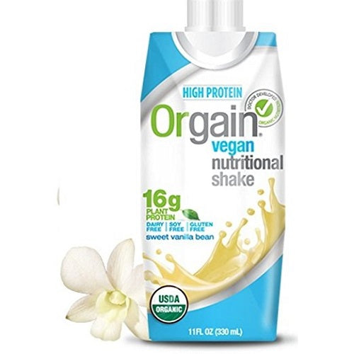 Orgain Sweet Vanilla Bean, Vegan (12X11 OZ)