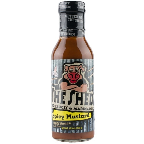 The Shed Spicy Mustard Bbq Sauce (6x13.5 OZ)