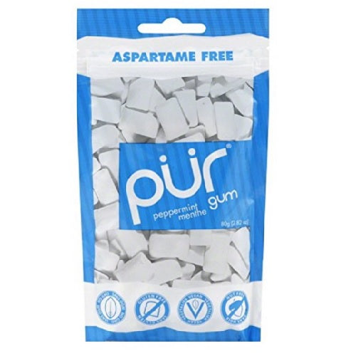 Pur Gum Pur Gum Peppermint 60 Pc (12X80 Gram)