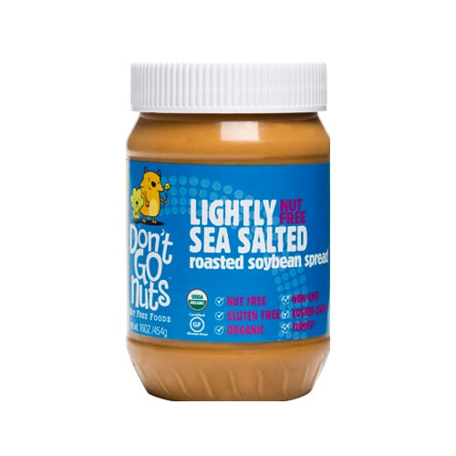 Don't Go Nuts Nut Free Organic Soy Butter, Lightly Sea Salted (6x16 OZ)