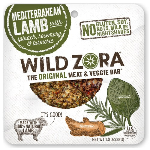 Wild Zora Lamb With Rosemary and Spinach (10x1 OZ)