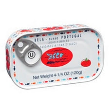 Bela Lightly Smoked Sardine In Tomato Sauce (12x4.25Oz)