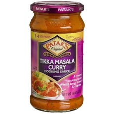 Patak's Tikka Masala Curry Cooking Sauce, Medium (6x15Oz)