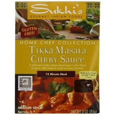 Sukhi's Gluten-Free Tikka Masala Sauce (6x3Oz)