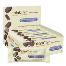 Think Thin Protein Bar Gluten Free Cookies And Cream (10x2.1Oz)