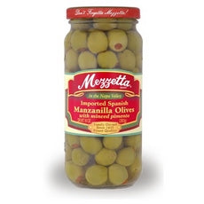 Mezzetta Spanish Manzanilla Olives With Pimento (6x10Oz)