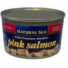 Natural Sea Premium Alaskan Pink Salmon Unsalted (12x7.5Oz)