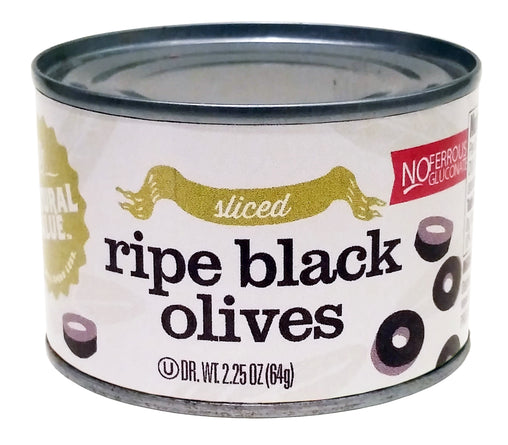 Natural Value Sliced Black Olives (24x2.25Oz)