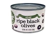 Natural Value Ripe Sliced Black Olives (24x2.25Oz)