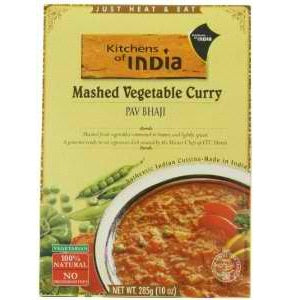 Kitchens Of India Ready To Eat Pav Bhaji Mashed Vegtable Curry (6x10Oz)