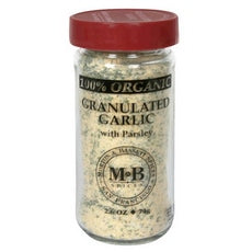 Morton & Bassett Organic Granulated Garlic With Parsley (3x2.6Oz)