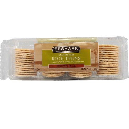 Sesmark Foods Brown Rice Rice Thins (6x3.2 Oz)